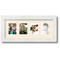 ArtToFrames Collage Photo Picture Frame with 4 - 2.5x3.5 inch Openings, Framed in White with Over 62 Mat Color Options and Regular Glass (CSM-3966-20)